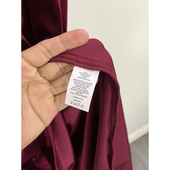 Witchy Romantic Vampire Regency Babydoll Velvet Dress L 90s Old Money Whimsigoth - Picture 8 of 16